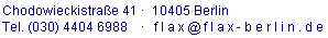 FLAX Caf&eacute; Bar Club Chodowieckistrasse